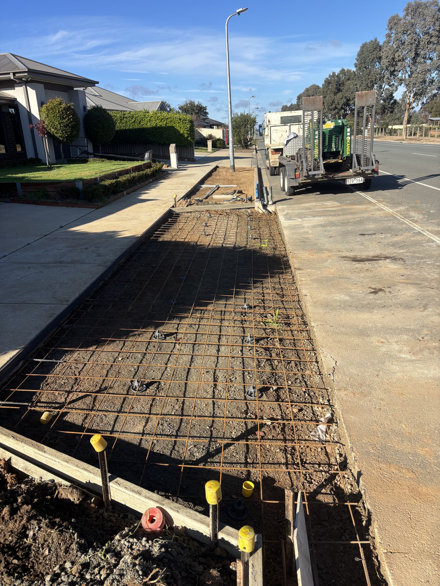 davis digger services recent work, Shepparton area