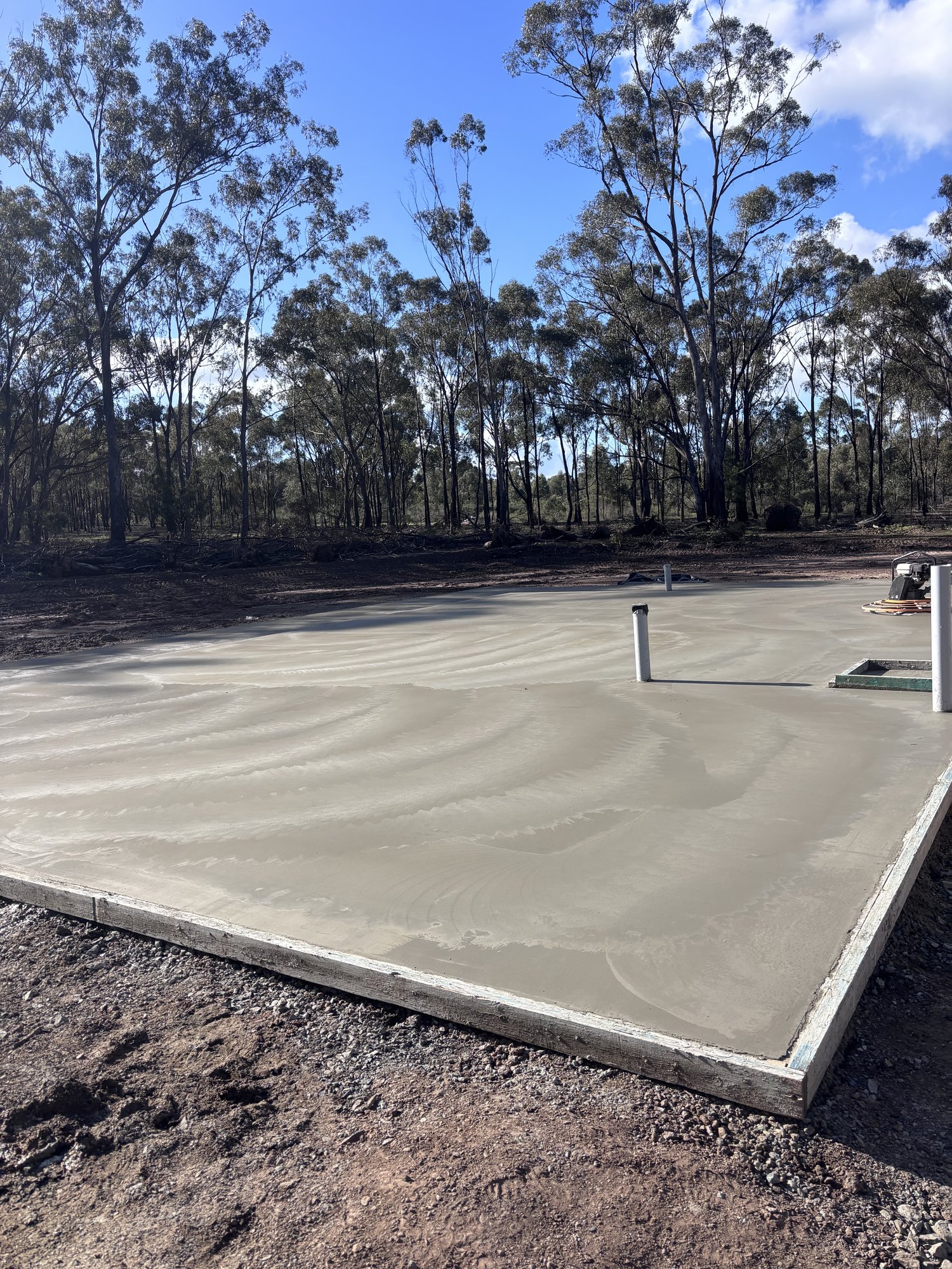davis digger services recent work, Shepparton area